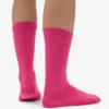 Calcetines deportivos de algodón orgánico - Rosa chicle