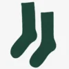 Calcetines deportivos de algodón orgánico - Verde esmeralda