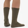 Calcetines deportivos de algodón orgánico - Verde oliva apagado