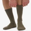 Calcetines deportivos de algodón orgánico - Verde oliva apagado