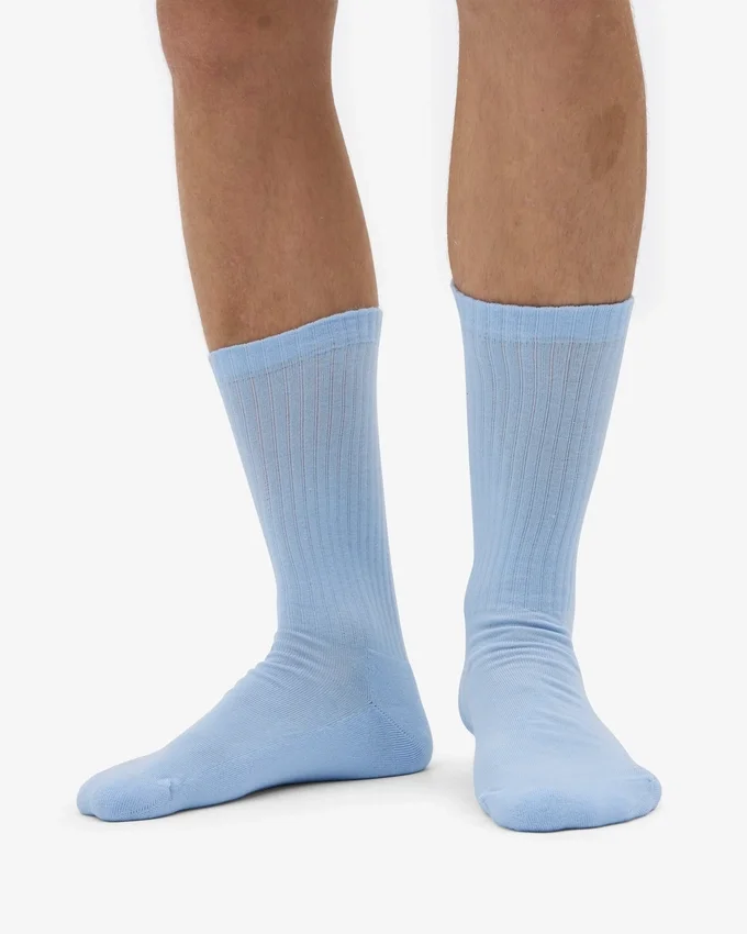 Calcetines deportivos orgánicos - Azul polar