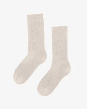 Calcetines deportivos orgánicos - Blanco marfil