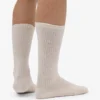 Calcetines deportivos orgánicos - Blanco marfil