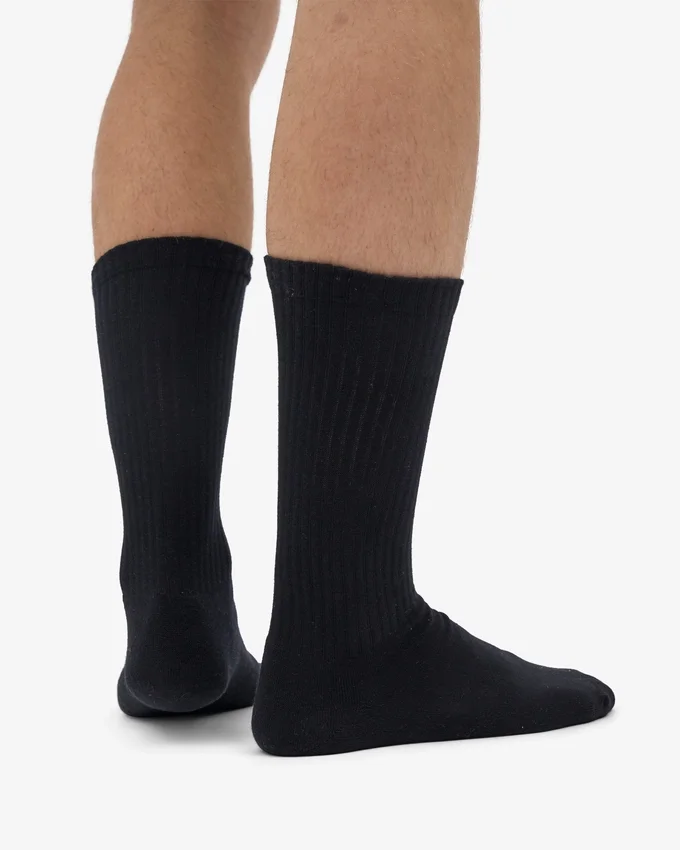 Calcetines deportivos orgánicos - Negro intenso