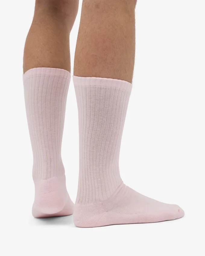 Calcetines deportivos orgánicos - Rosa descolorido