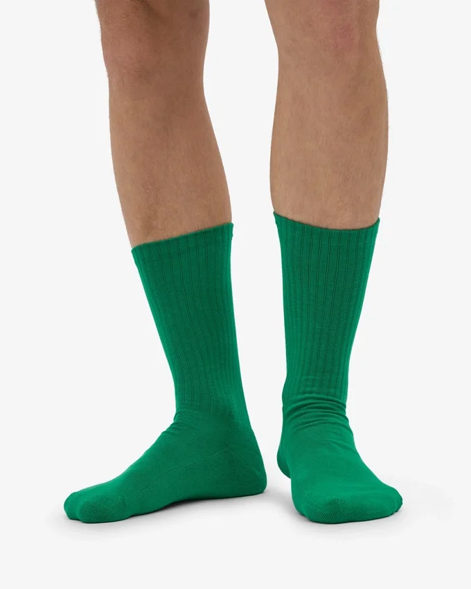 Calcetines deportivos orgánicos - Verde Kelly