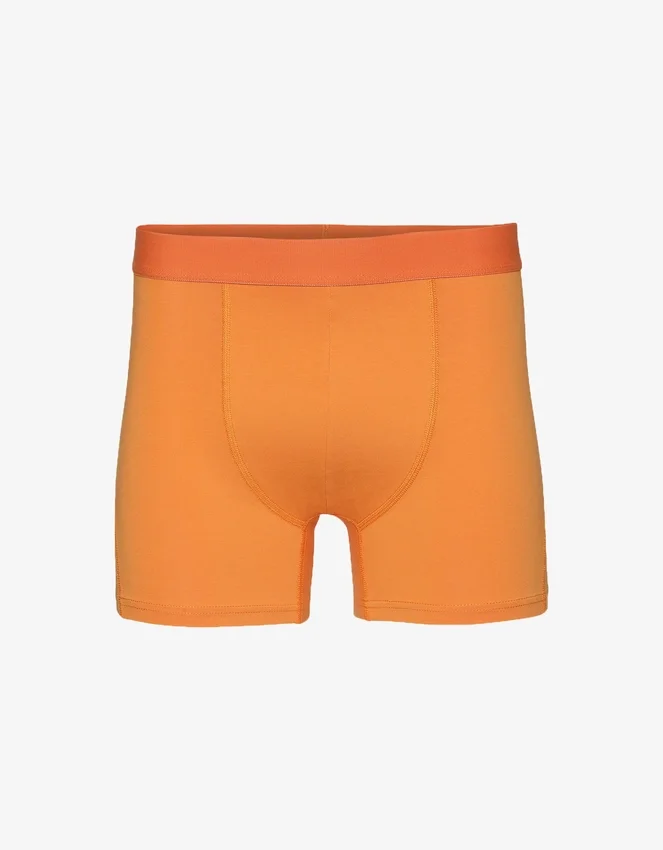 Calzoncillos bóxer Classic Organic de algodón orgánico - Naranja brillante