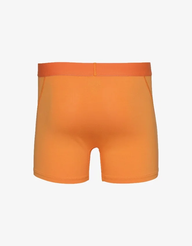 Calzoncillos bóxer Classic Organic de algodón orgánico - Naranja brillante