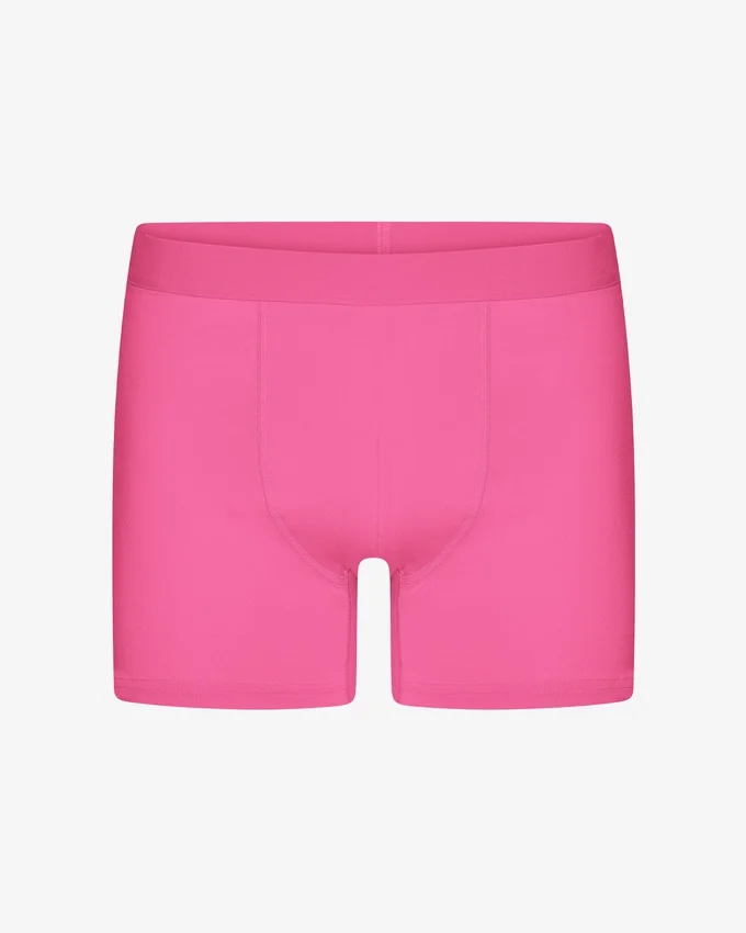 Calzoncillos bóxer Classic Organic de algodón orgánico - Rosa chicle