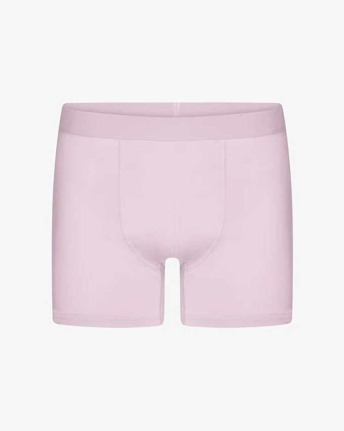 Calzoncillos bóxer Classic Organic de algodón orgánico - Rosa descolorido