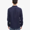 Camisa de franela orgánica - Azul marino