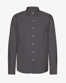 Camisa de franela orgánica - Gris lava