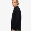 Camisa de franela orgánica - Negro intenso