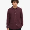 Camisa de franela orgánica - Rojo sangre