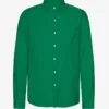 Camisa de franela orgánica - Verde Kelly