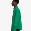Camisa de franela orgánica - Verde Kelly