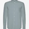 Camisa Organic Button Down - Azul acero