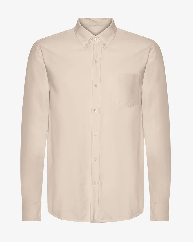 Camisa Organic Button Down - Blanco marfil