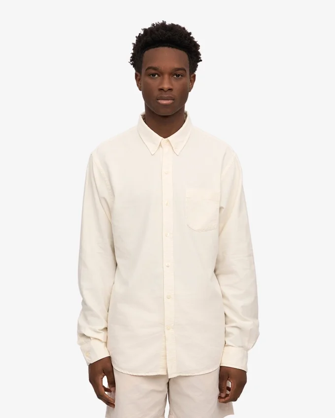 Camisa Organic Button Down - Blanco marfil
