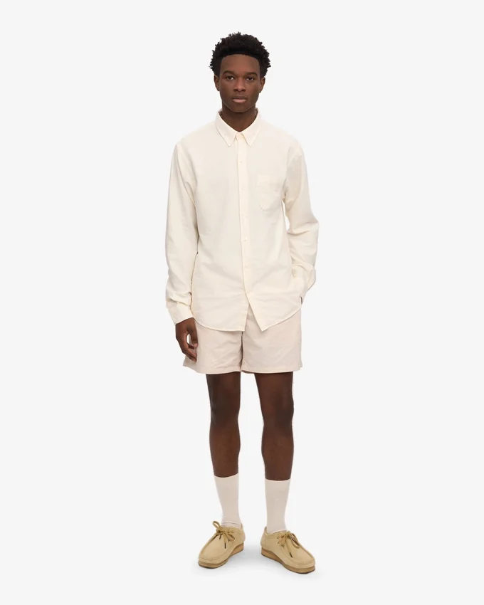 Camisa Organic Button Down - Blanco marfil