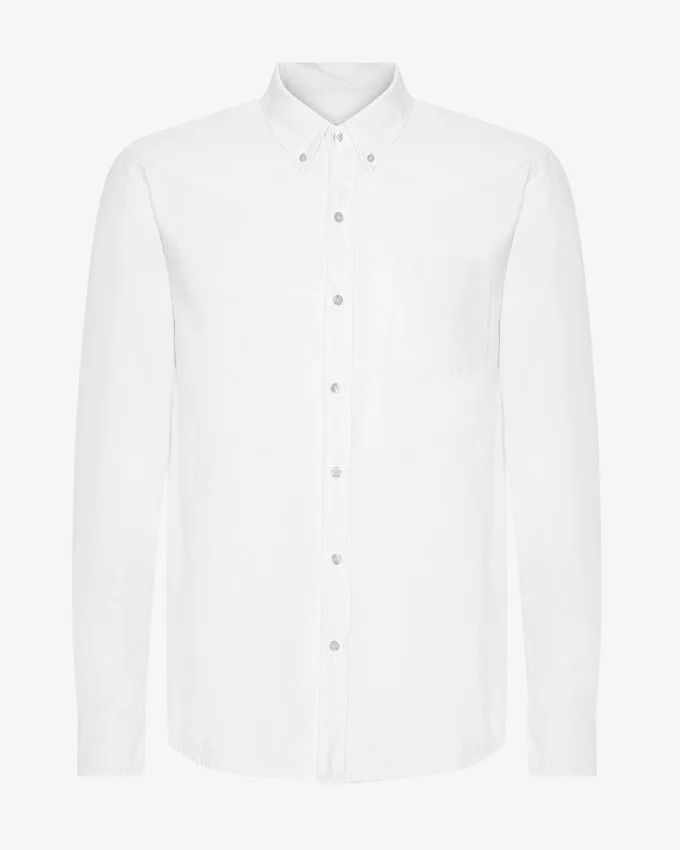 Camisa Organic Button Down - Blanco óptico
