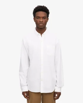 Camisa Organic Button Down – Blanco óptico