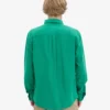 Camisa Organic Button Down de algodón - Verde Kelly