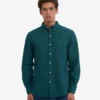 Camisa Organic Button Down - Verde océano