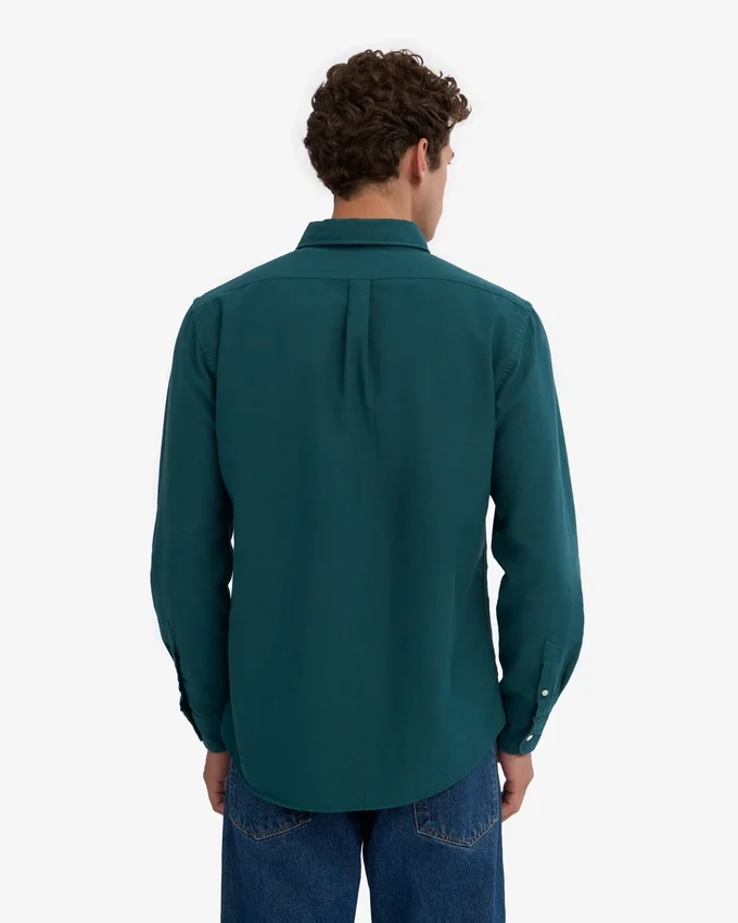 Camisa Organic Button Down - Verde océano
