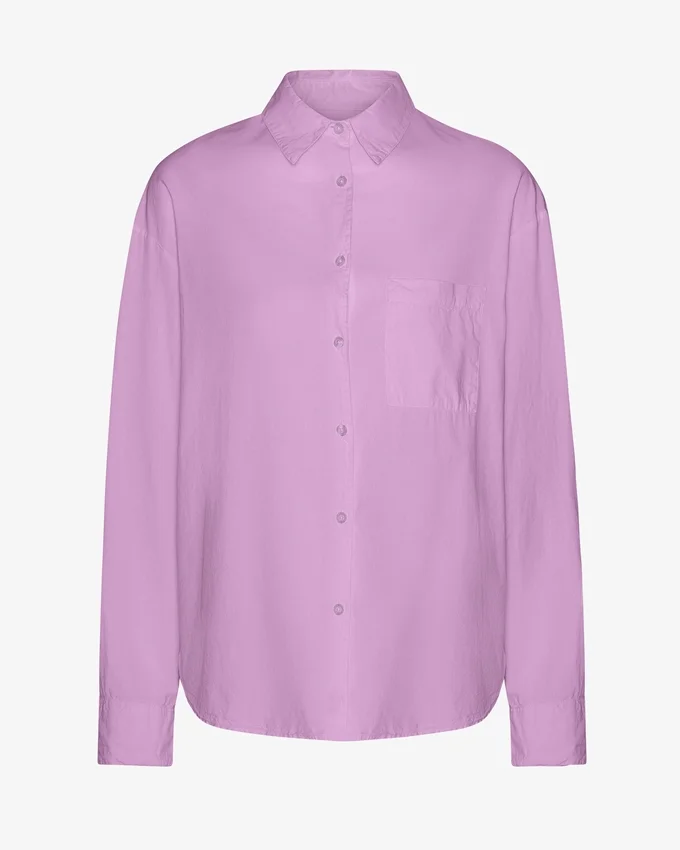 Camisa oversize de algodón orgánico - Flor de cerezo