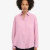 Camisa oversize de algodón orgánico - Flor de cerezo