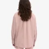 Camisa oversize de algodón orgánico - Rosa descolorido