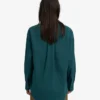 Camisa oversize de algodón orgánico - Verde océano