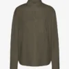 Camisa oversize de algodón orgánico - Verde oliva apagado