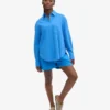 Camisa oversize orgánica - Azul Pacífico