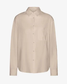 Camisa oversize orgánica - Blanco marfil