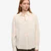 Camisa oversize orgánica - Blanco marfil