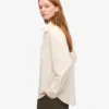 Camisa oversize orgánica - Blanco marfil