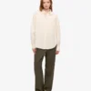Camisa oversize orgánica - Blanco marfil