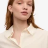 Camisa oversize orgánica - Blanco marfil