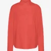 Camisa oversize orgánica - Rojo mandarina