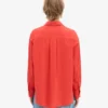 Camisa oversize orgánica - Rojo mandarina