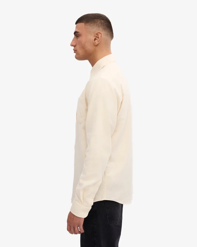 Camisas de franela orgánica - Blanco marfil