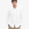 Camisas de franela orgánica - Blanco óptico