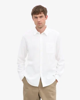 Camisas de franela orgánica – Blanco óptico