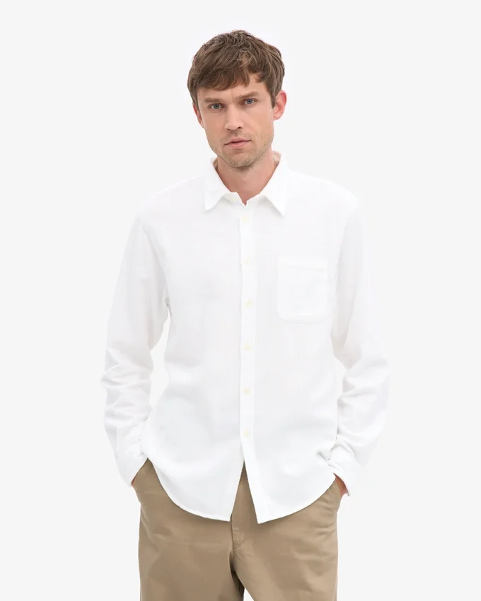 Camisas de franela orgánica - Blanco óptico
