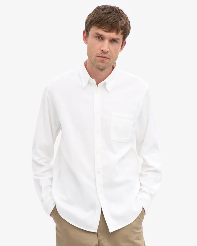 Camisas de franela orgánica - Blanco óptico