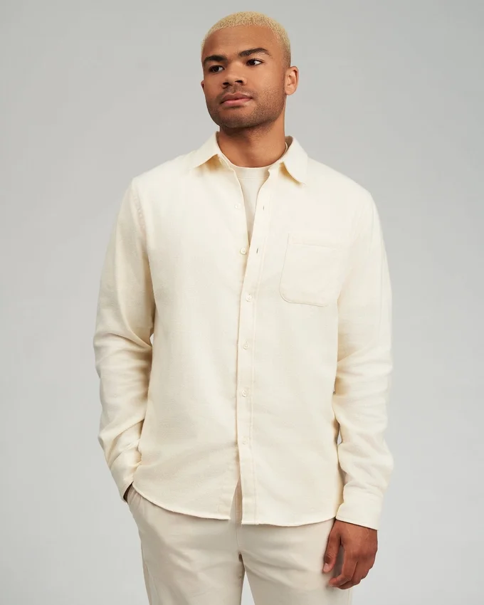 Camisas de franela orgánica - Verde cazador