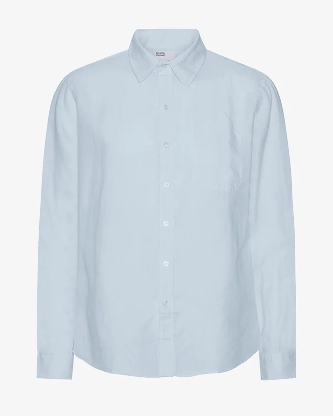 Camisas de lino - Azul polar