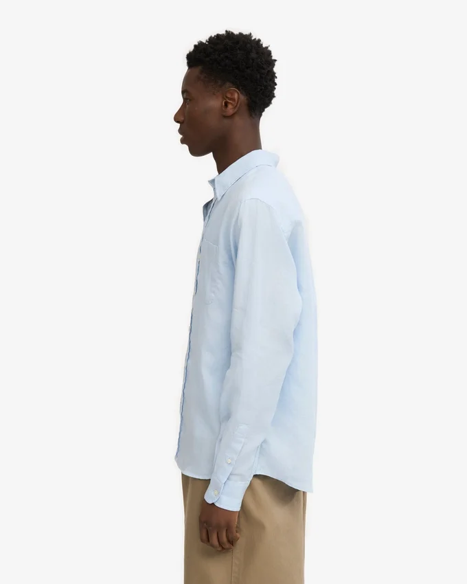 Camisas de lino - Azul polar